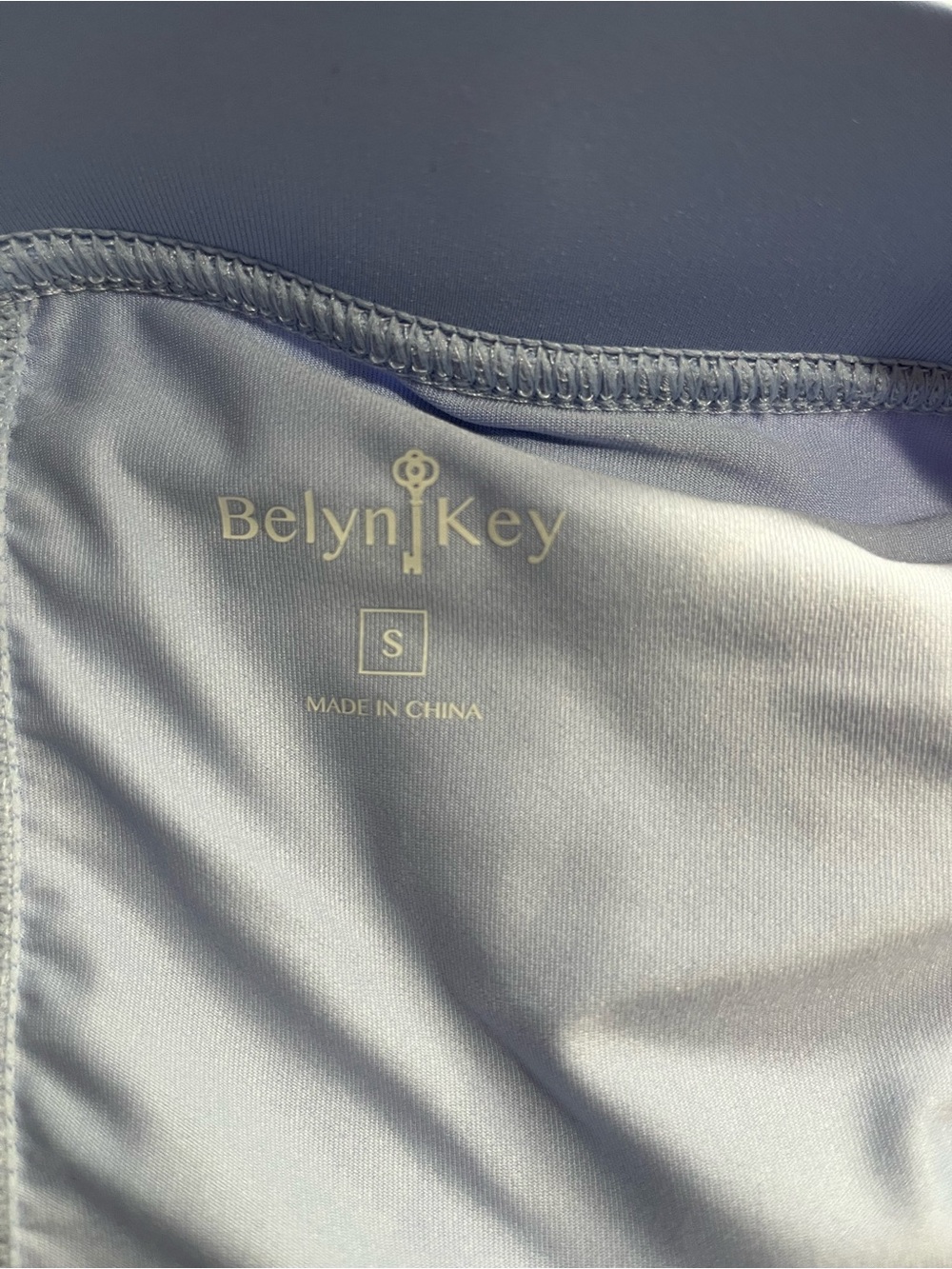 Belyn Key Light Lavender Athletic Skort Skirt Side and Back Pockets Small Golf - Picture 10 of 12